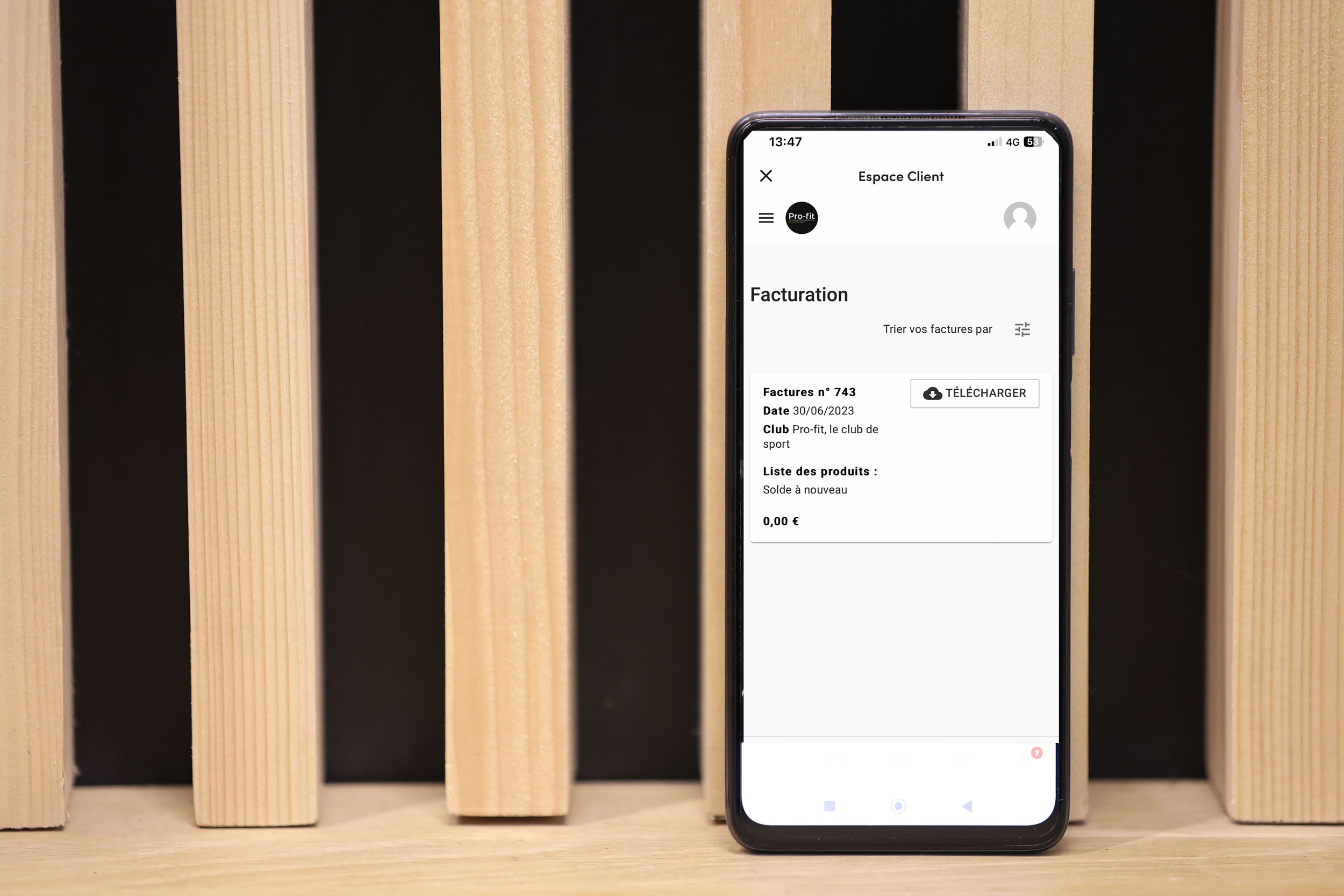 pro-fit le club de sport Elancourt (78) - appli mobile
